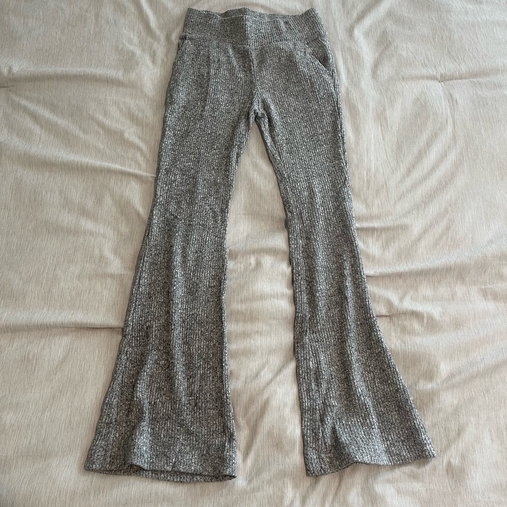 Gap Ribbed Flared Knit Pants